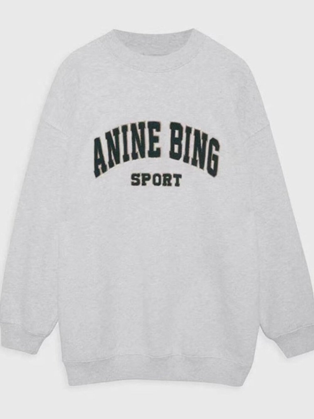 Anine Bing Tyler Crewneck Sweatshirt - Gray